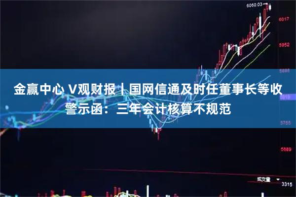 金赢中心 V观财报｜国网信通及时任董事长等收警示函：三年会计核算不规范